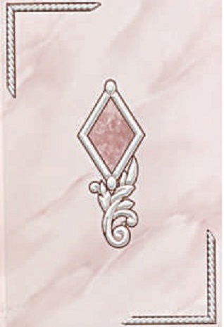 Керамическая плитка Марго 5 8-002/в Декор 200х300 розовый (12)