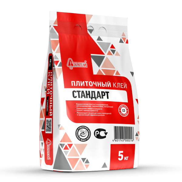 Клей плиточный Старатели Стандарт 5 кг.