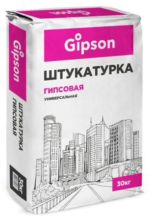 Штукатурка гипсовая Gipson 30 кг