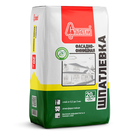 Шпатлевка цементная Старатели Фасадно-Финишная ХБР 20 кг (1 64)
